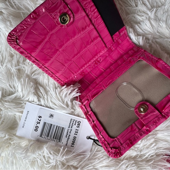 BRAND NEW WITH TAGS! PINK CAMI BRAHMIN PURSE & WALLET SET - Picture 3 of 9